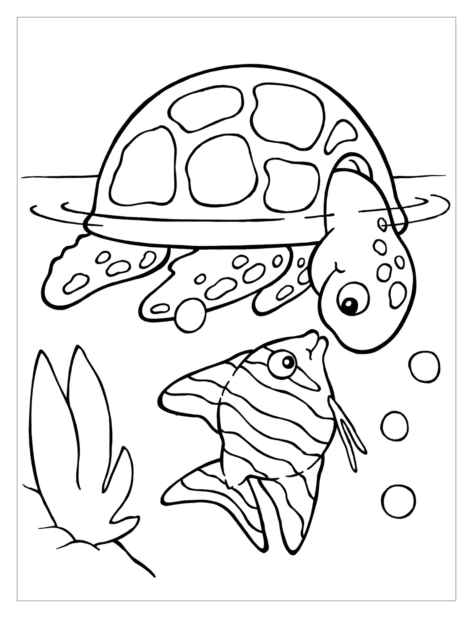 55 Free Printable Coloring Pages Of Turtles 46