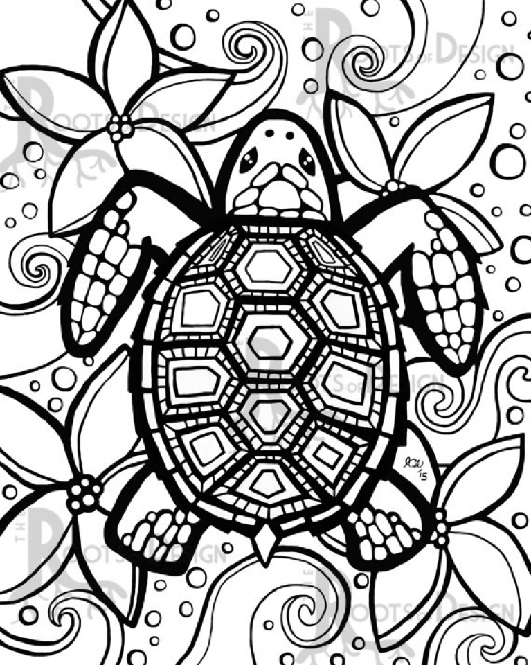 55 Free Printable Coloring Pages Of Turtles 81