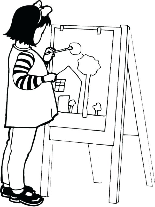 65 Paintbrush Coloring Page 21