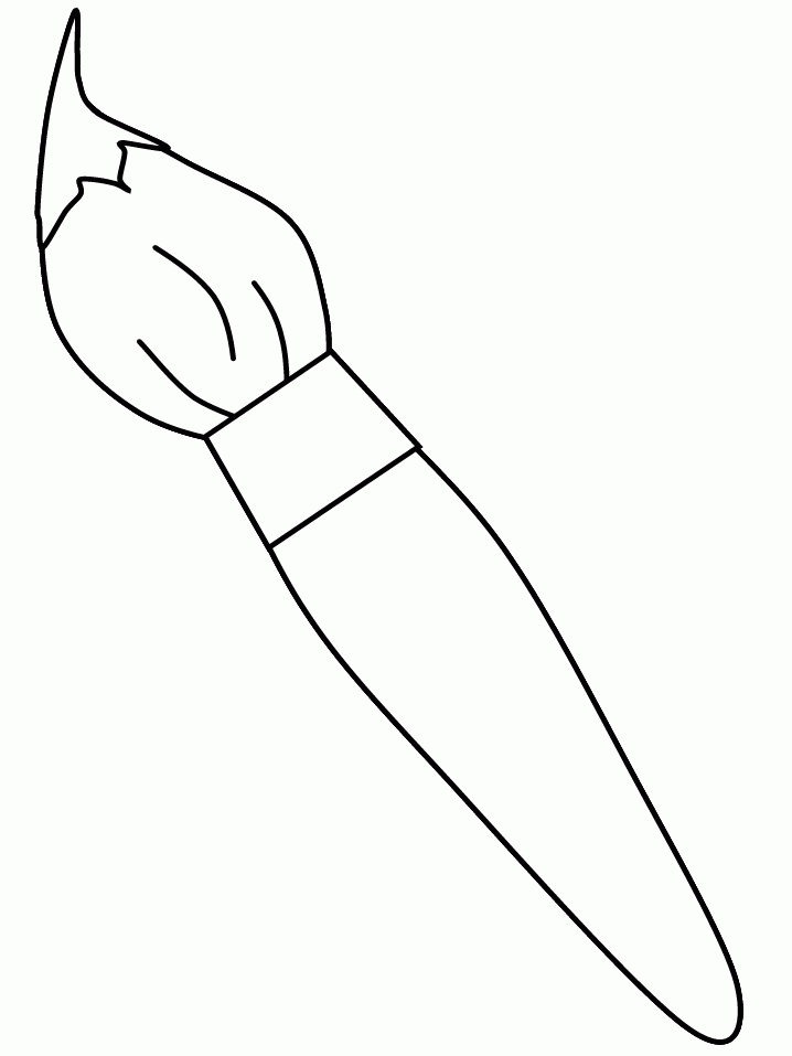 65 Paintbrush Coloring Page 25