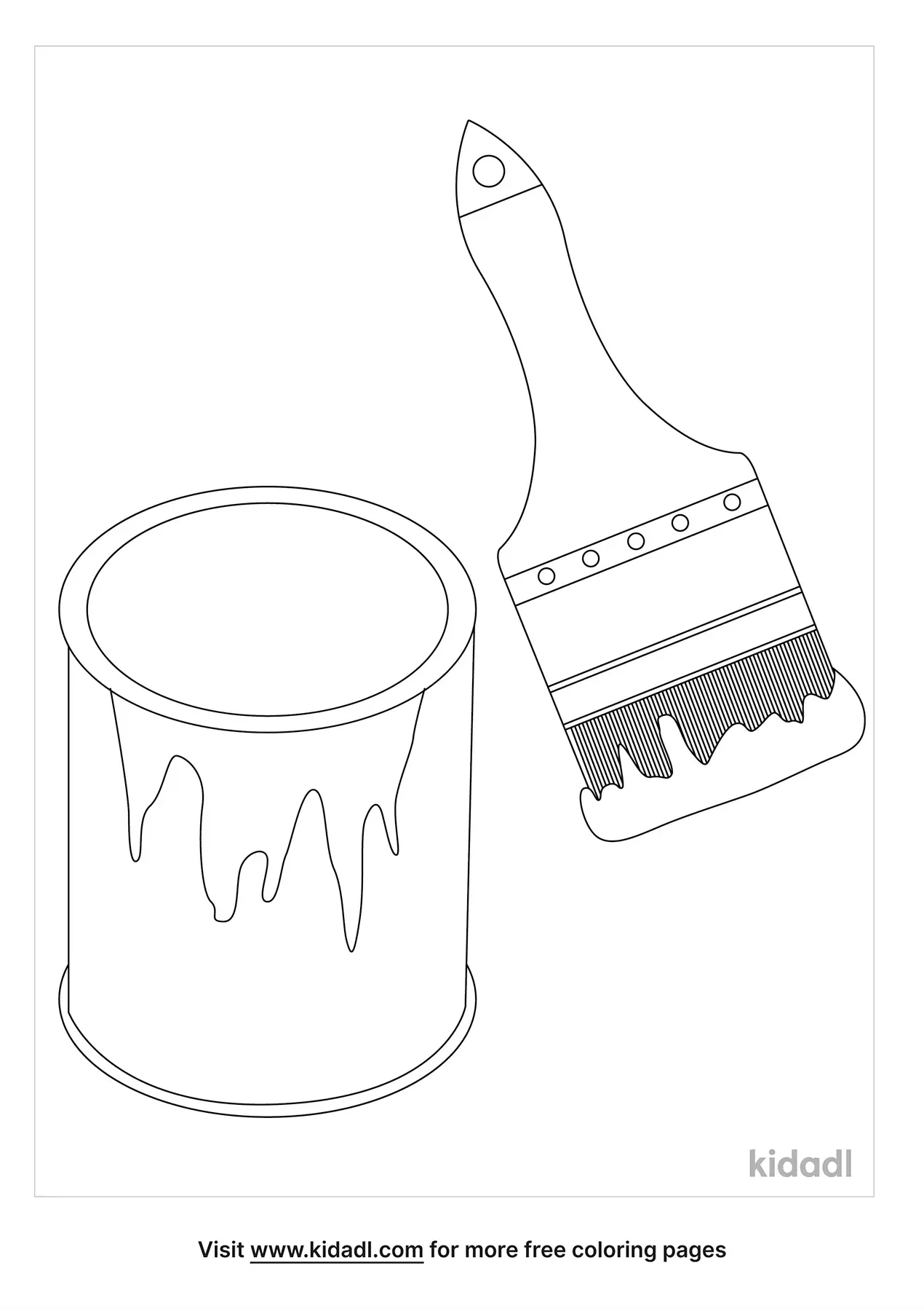 65 Paintbrush Coloring Page 30