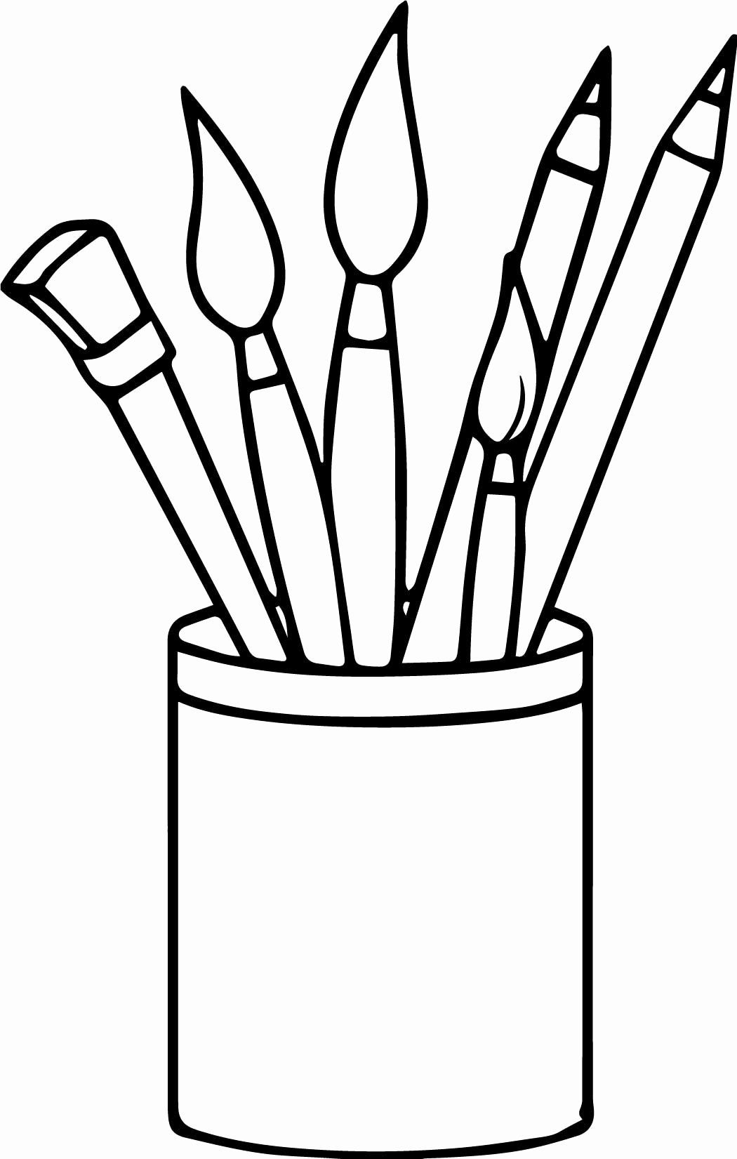 65 Paintbrush Coloring Page 31