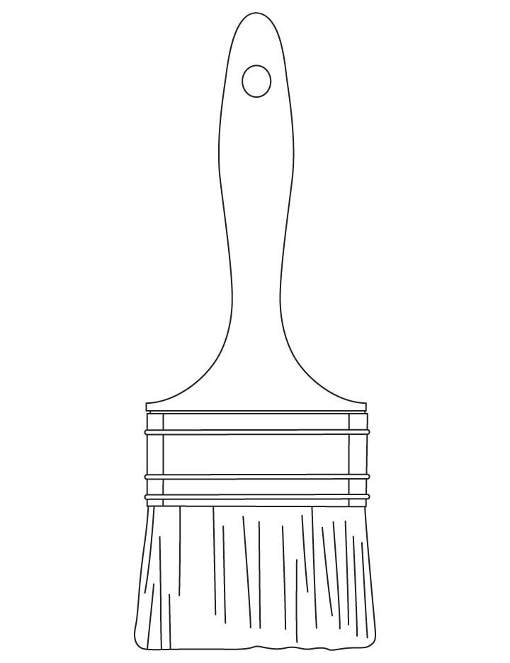 65 Paintbrush Coloring Page 55