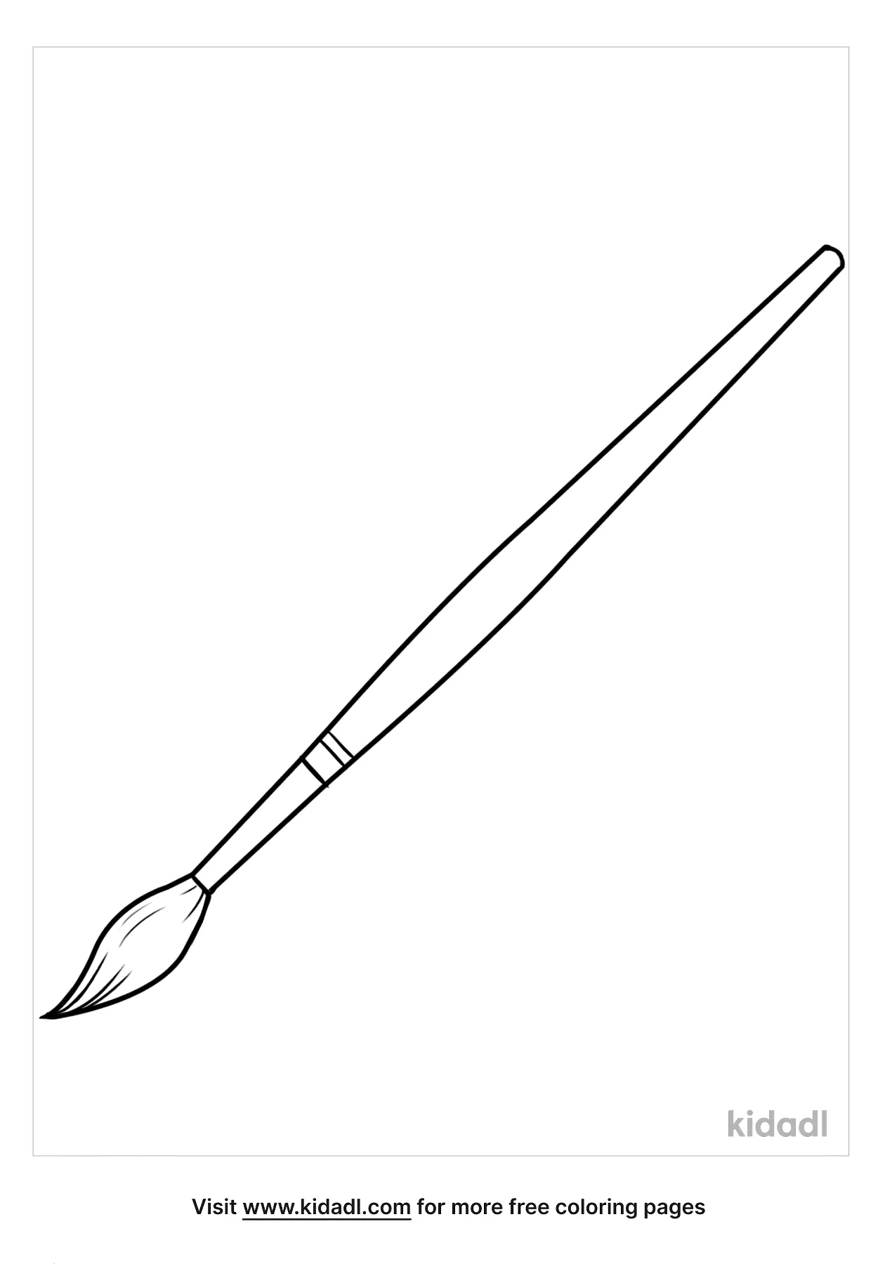 65 Paintbrush Coloring Page 68