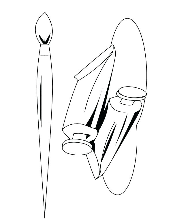 65 Paintbrush Coloring Page 76