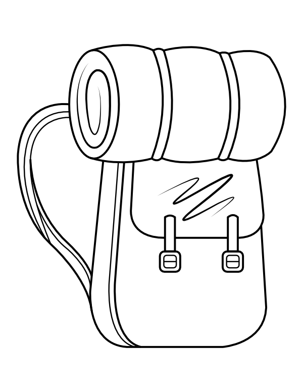 Coloring Page Of A Backpack 15