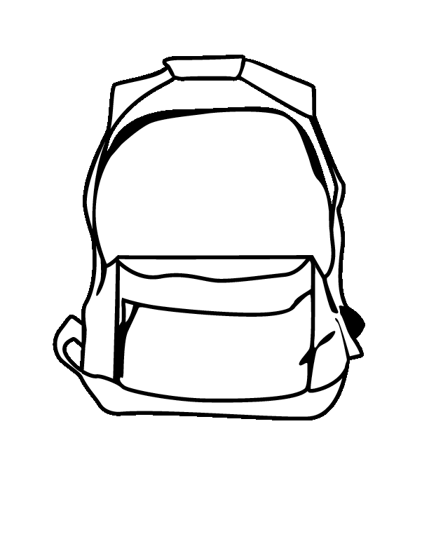 Coloring Page Of A Backpack 20