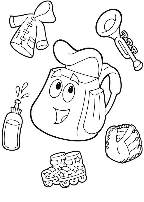 Coloring Page Of A Backpack 31