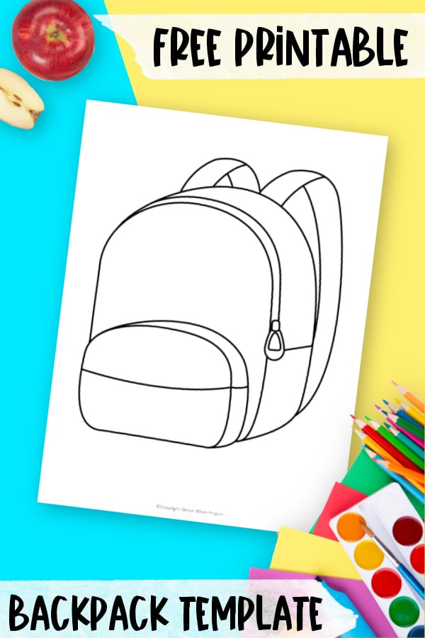 Coloring Page Of A Backpack 32