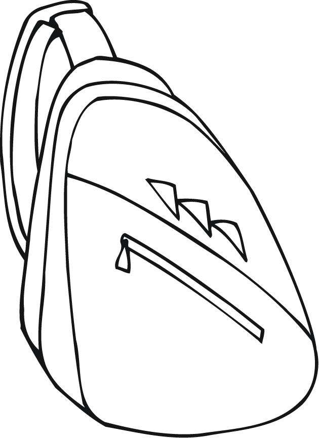 Coloring Page Of A Backpack 36