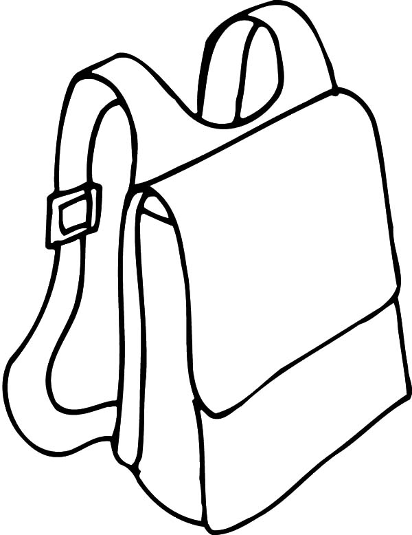 Coloring Page Of A Backpack 38