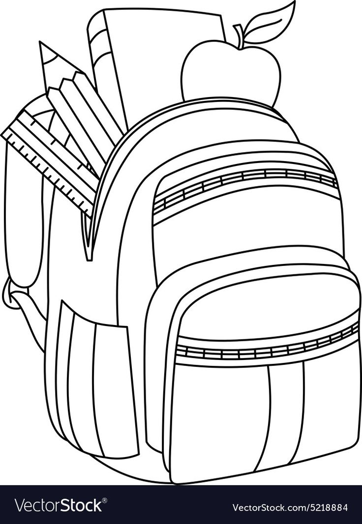 Coloring Page Of A Backpack 39