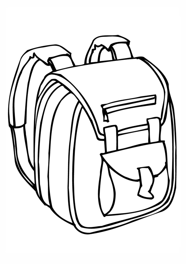 Coloring Page Of A Backpack 60