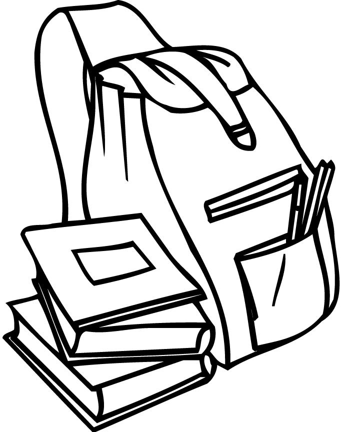 Coloring Page Of A Backpack 62