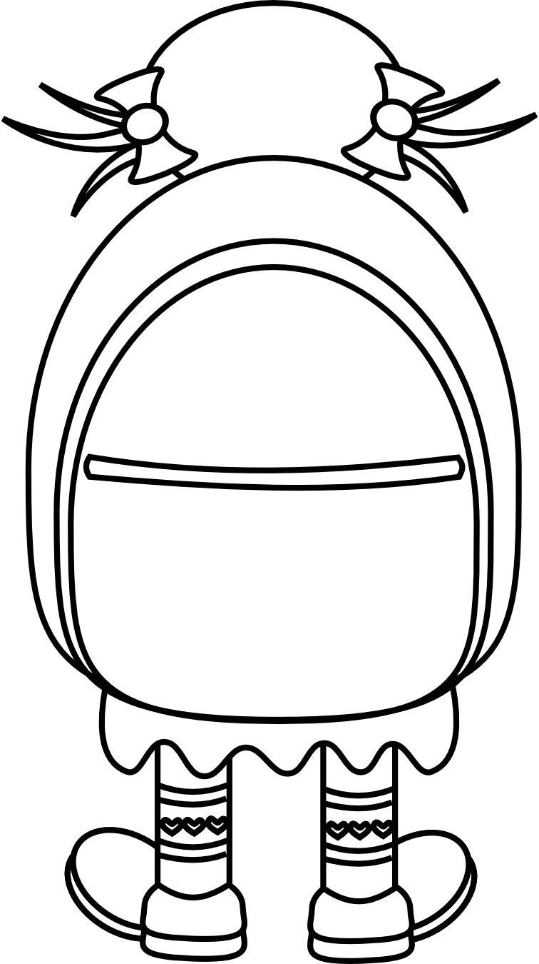 Coloring Page Of A Backpack 8