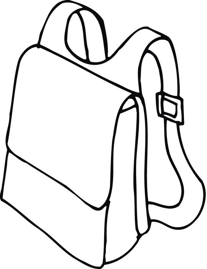 Coloring Page Of A Backpack 94