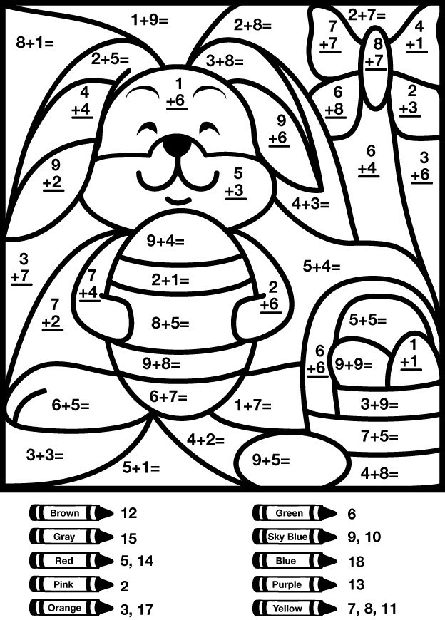 Math Coloring Pages Printable 2