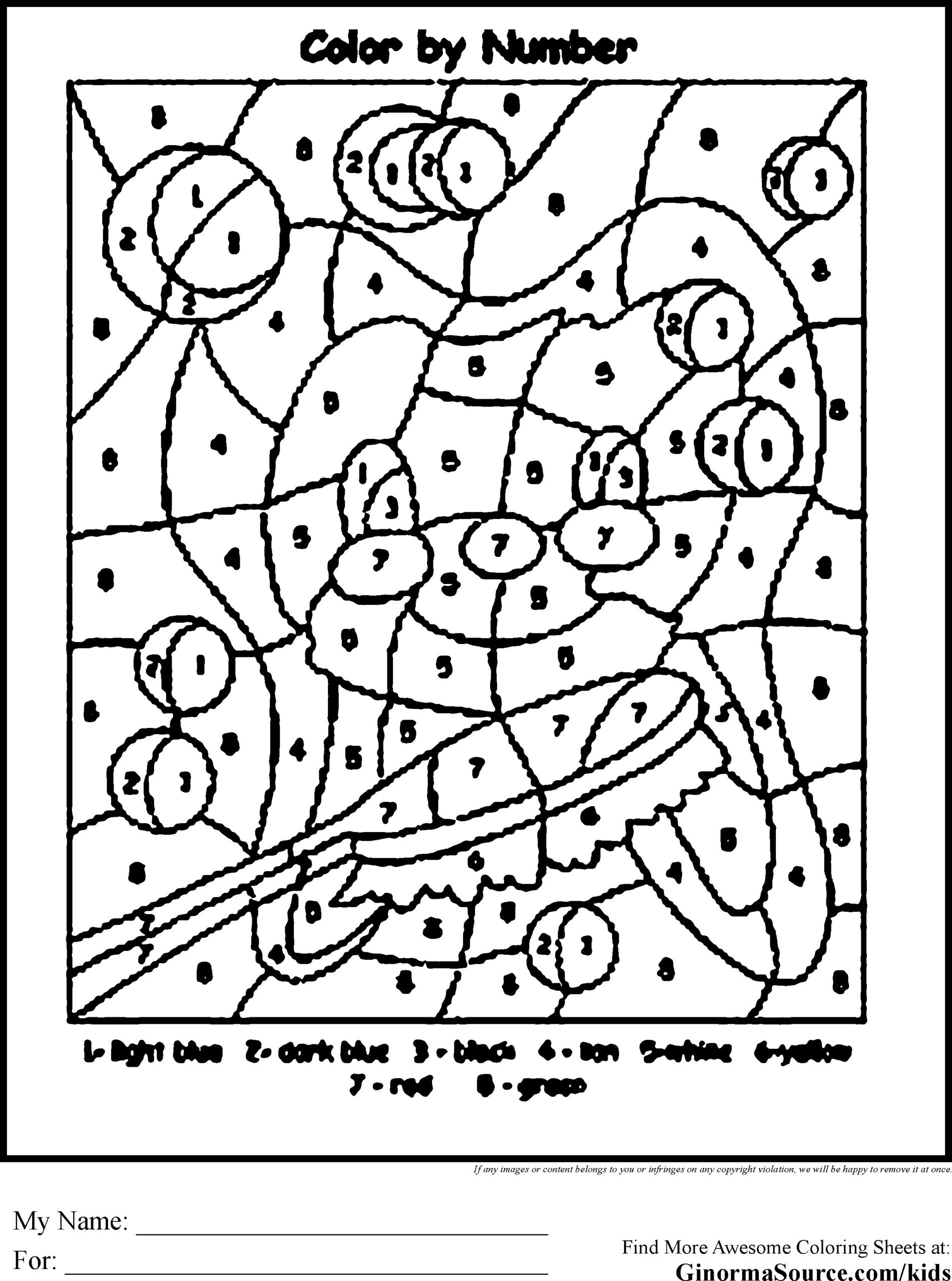 Math Coloring Pages Printable 37