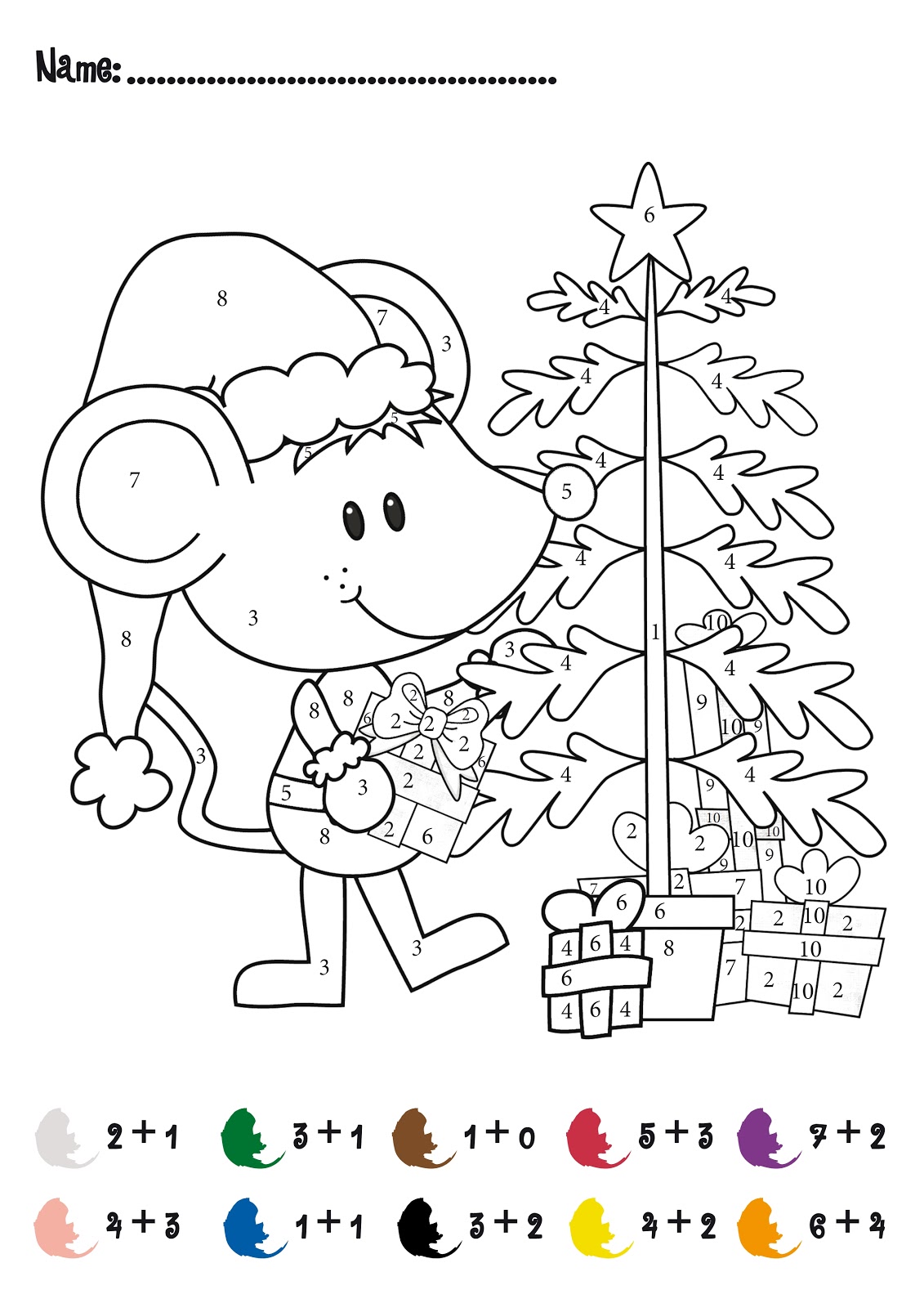 Math Coloring Pages Printable 40