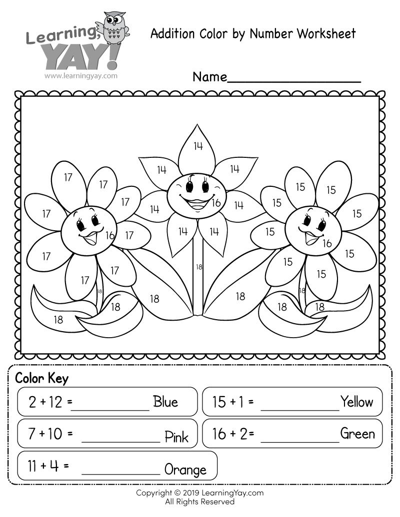 Math Coloring Pages Printable 43