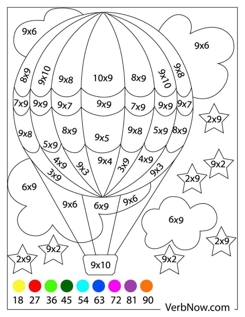 Math Coloring Pages Printable 49