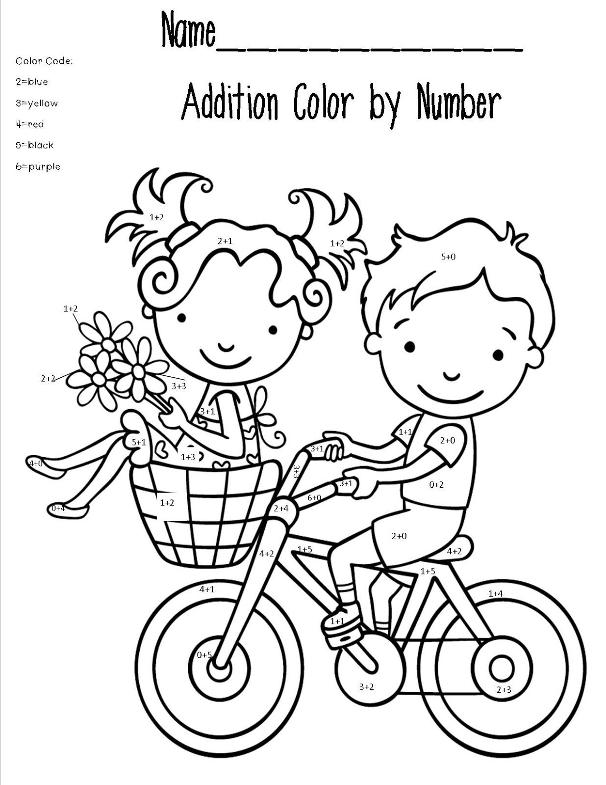 Math Coloring Pages Printable 51