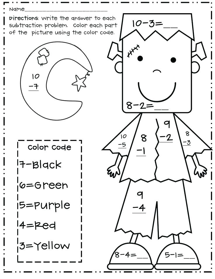 Math Coloring Pages Printable 56