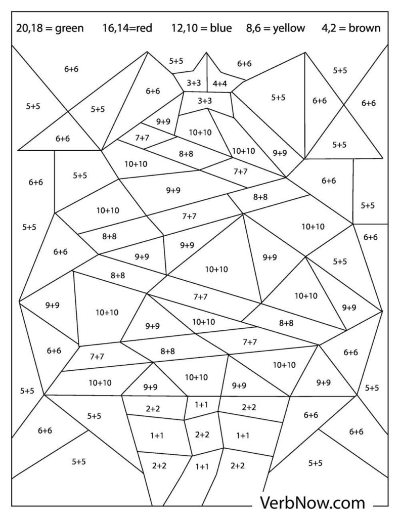 Math Coloring Pages Printable 58