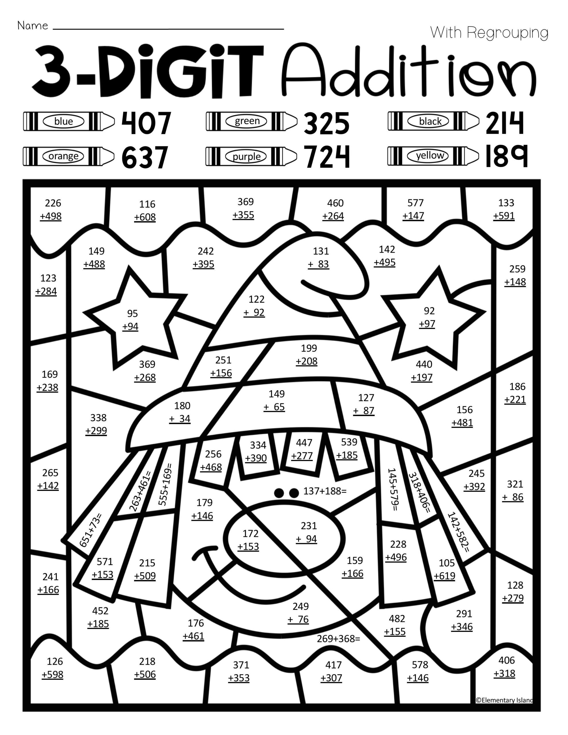 Math Coloring Pages Printable 63