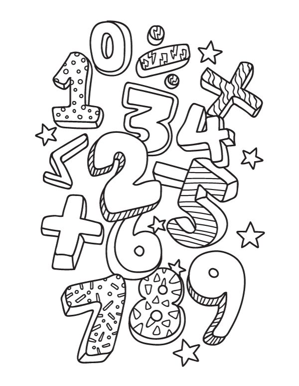 Math Coloring Pages Printable 65