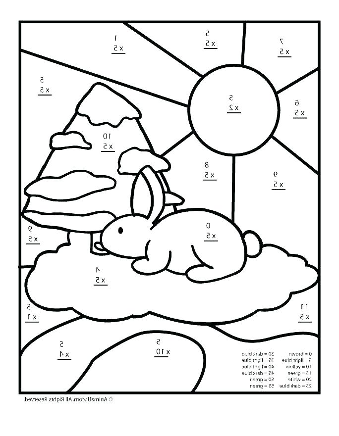 Math Coloring Pages Printable 76