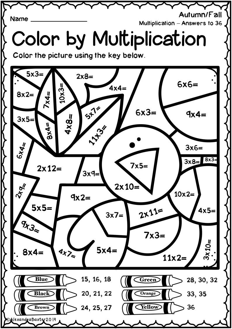 Math Coloring Pages Printable 82