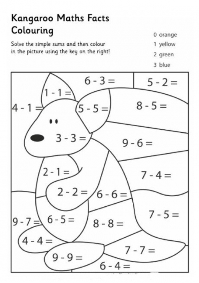 Math Coloring Pages Printable 9