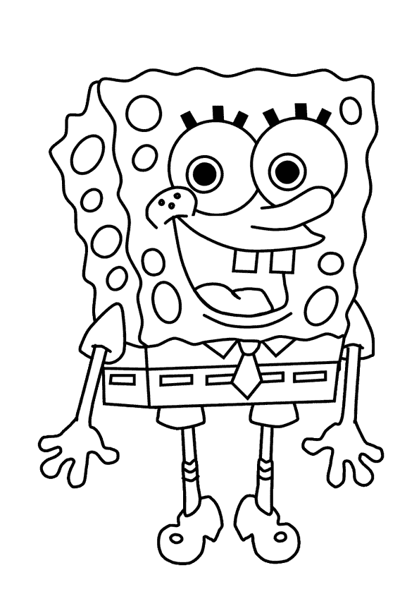 Sponge Bob Coloring Sheet 102