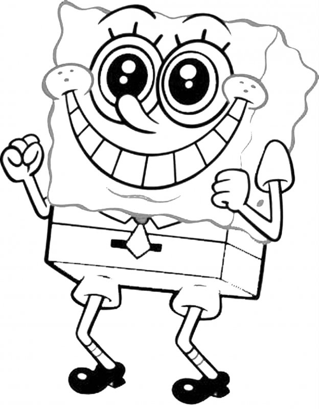 Sponge Bob Coloring Sheet 103