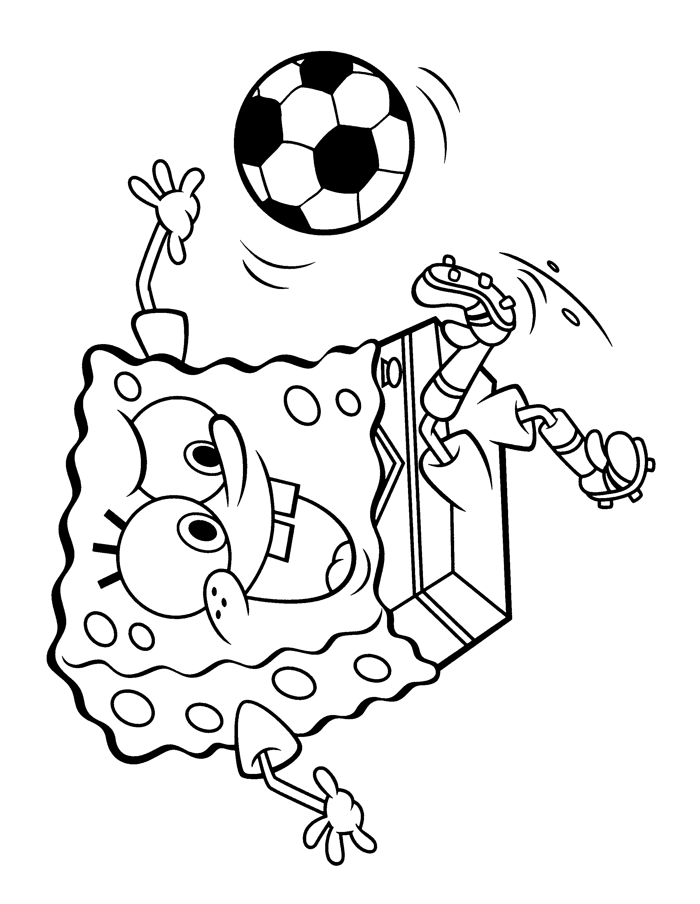 Sponge Bob Coloring Sheet 14