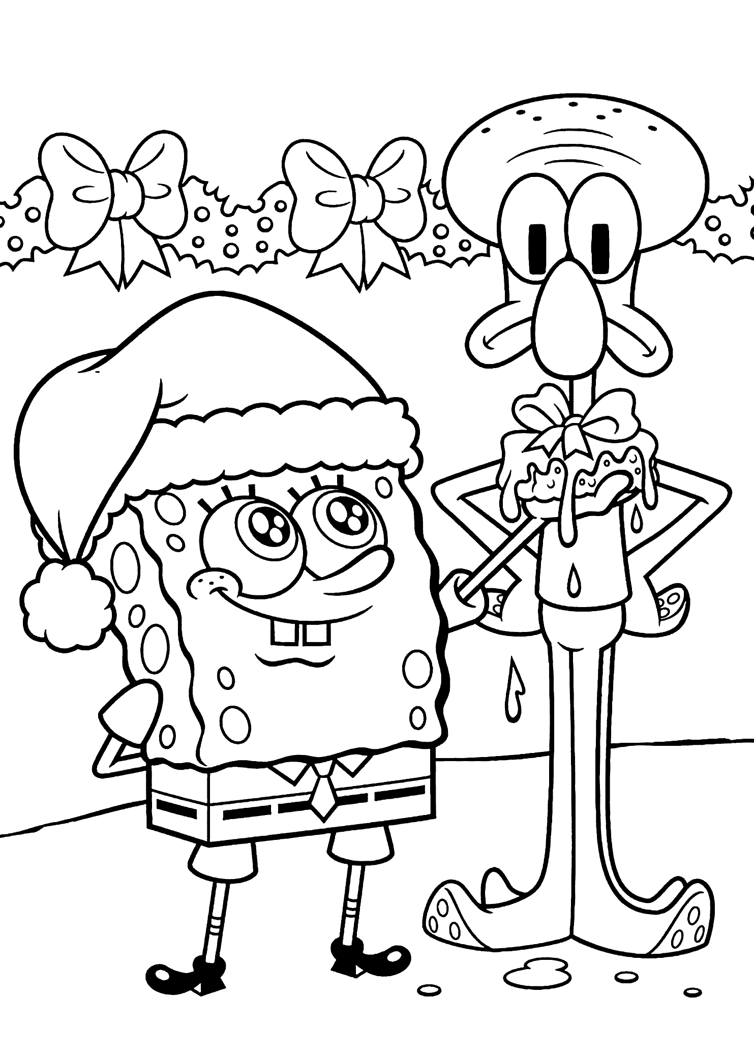 Sponge Bob Coloring Sheet 20