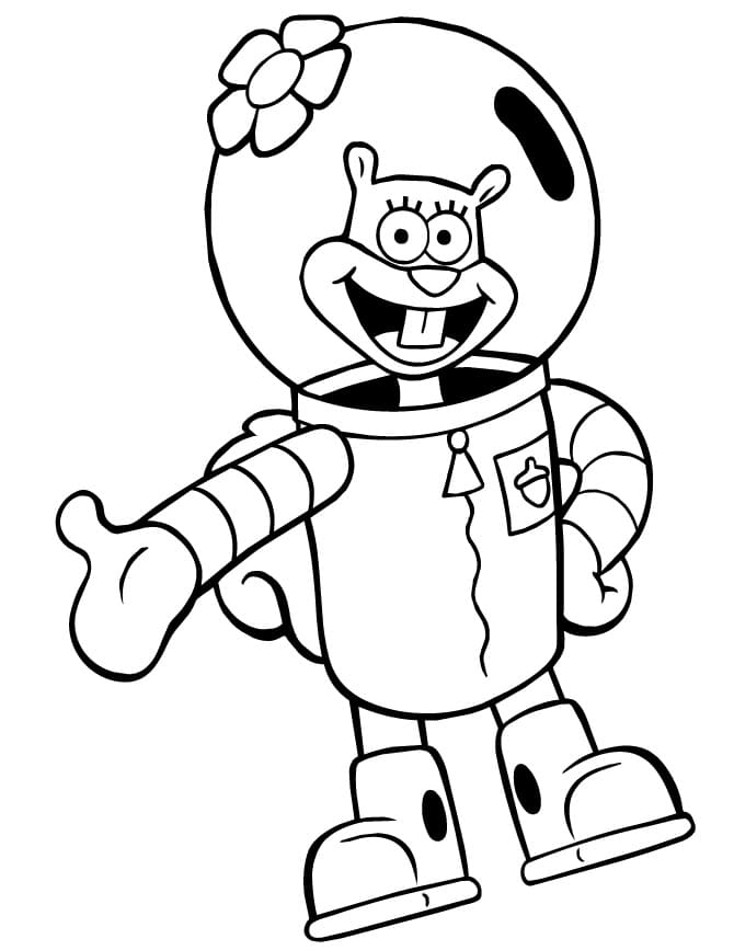 Sponge Bob Coloring Sheet 21