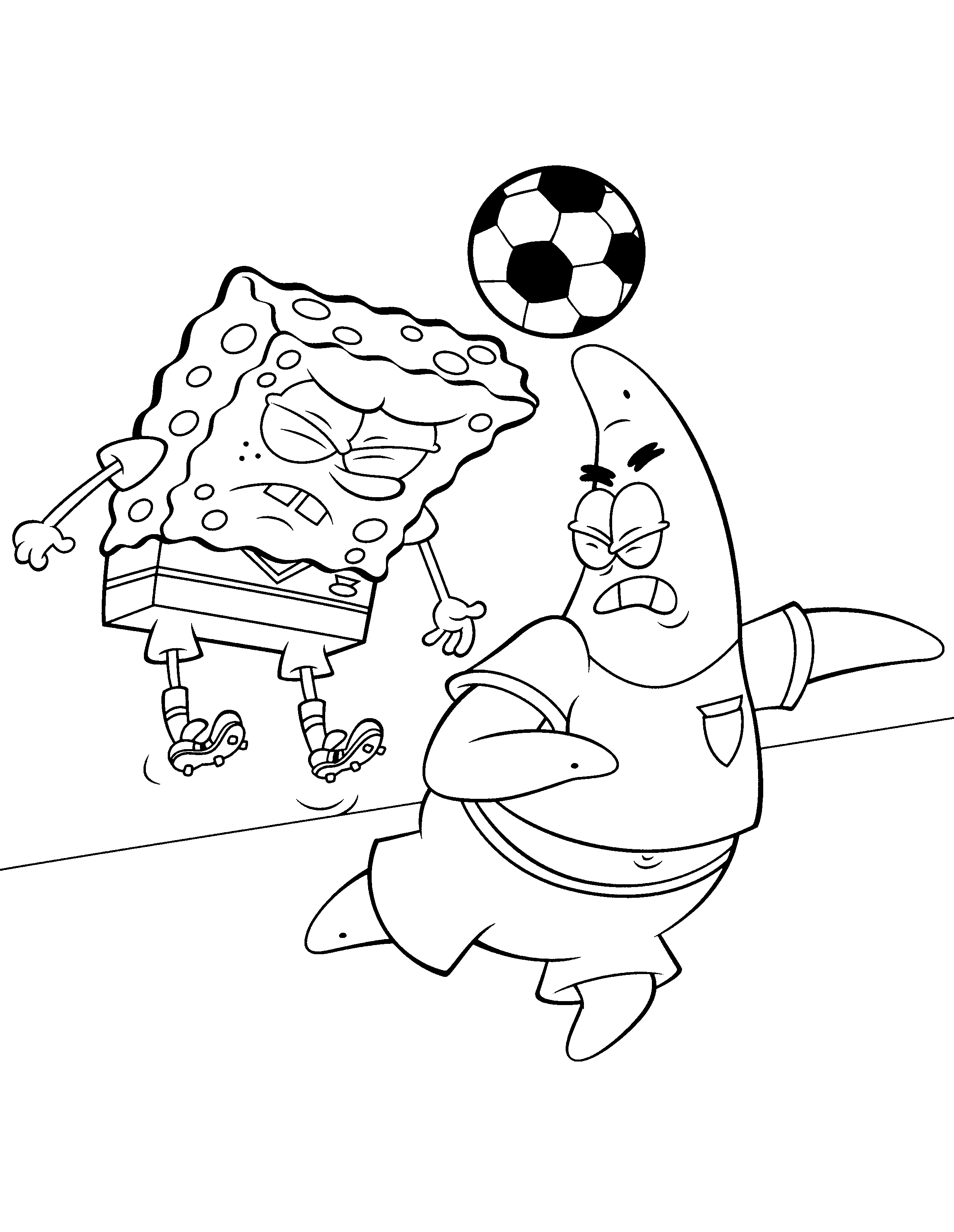 Sponge Bob Coloring Sheet 25