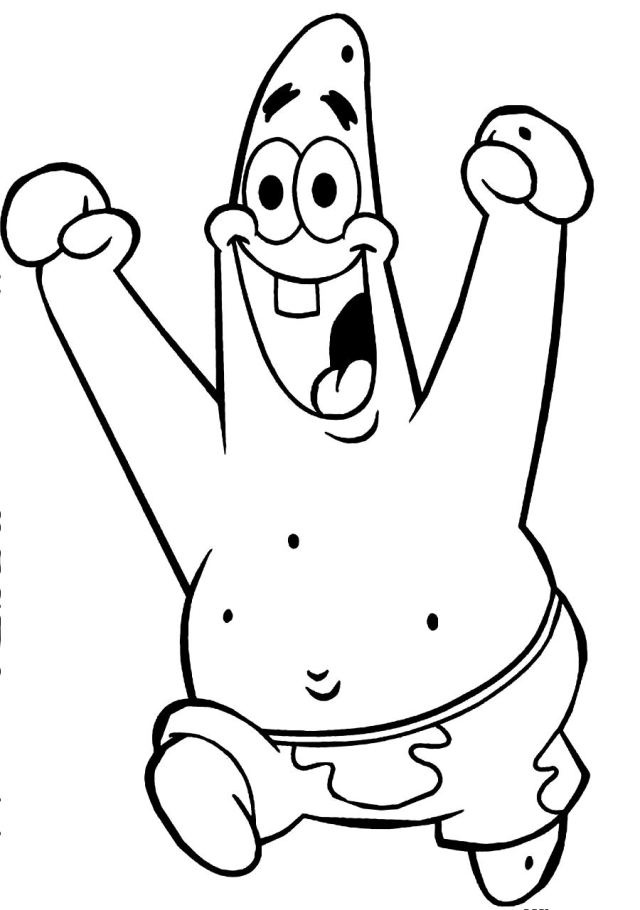 Sponge Bob Coloring Sheet 31