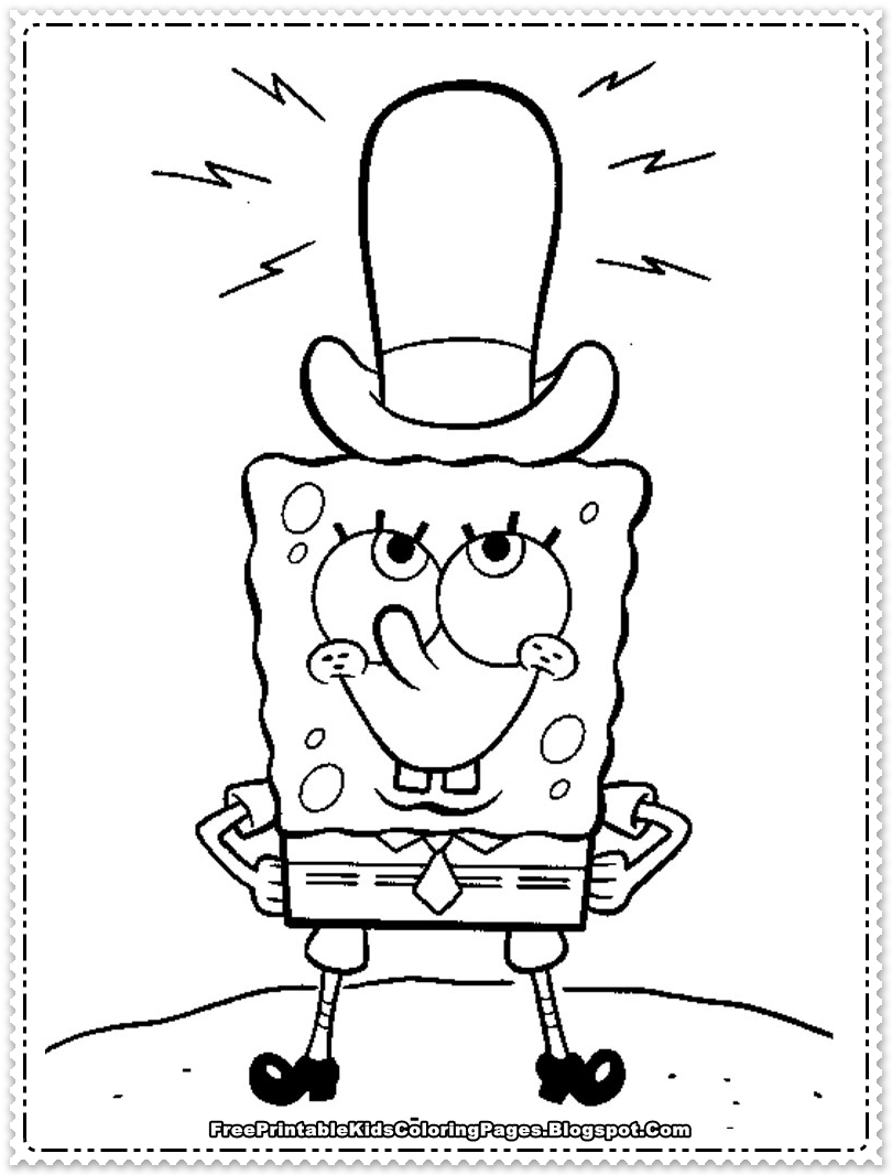 Sponge Bob Coloring Sheet 33