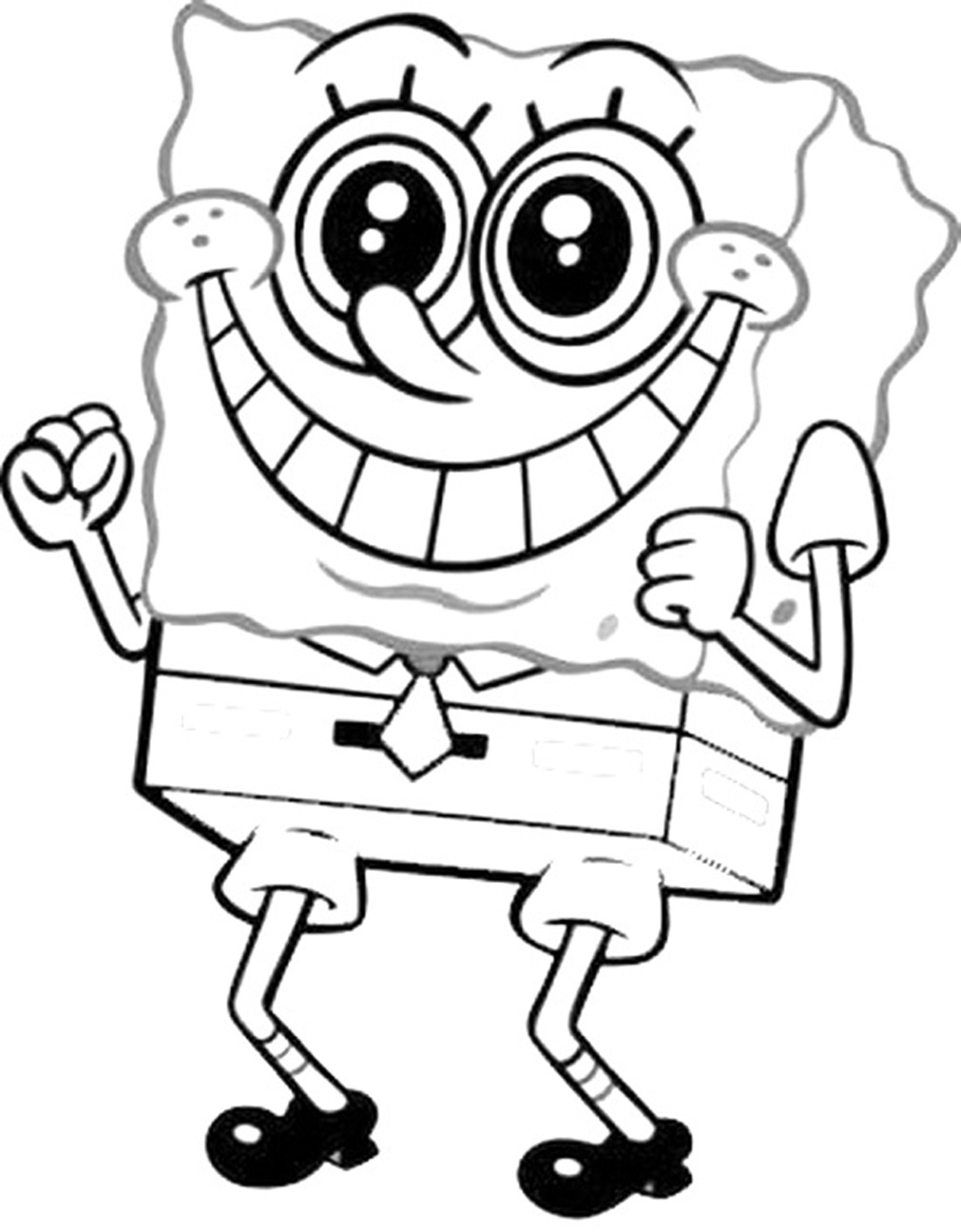 Sponge Bob Coloring Sheet 36