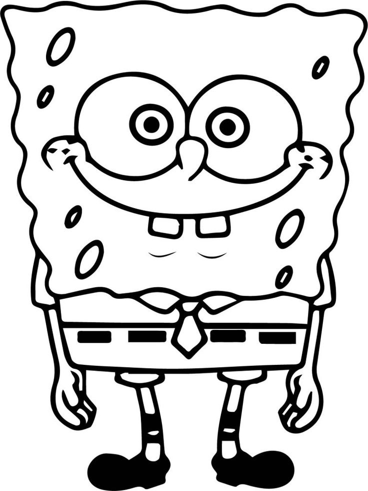 Sponge Bob Coloring Sheet 40