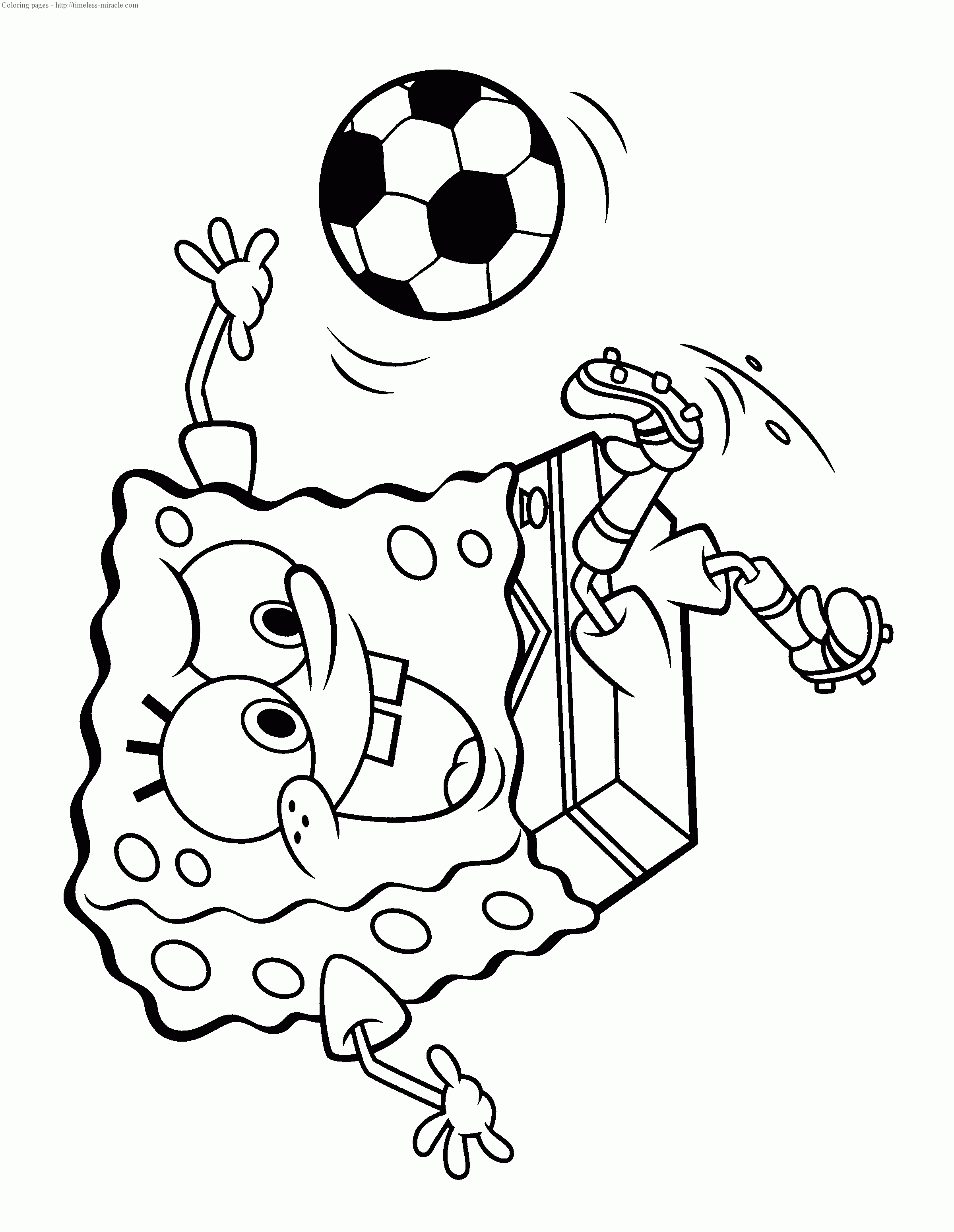 Sponge Bob Coloring Sheet 43