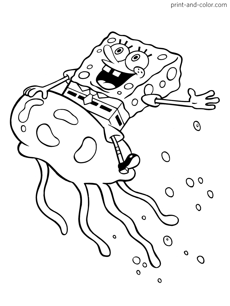 Sponge Bob Coloring Sheet 51