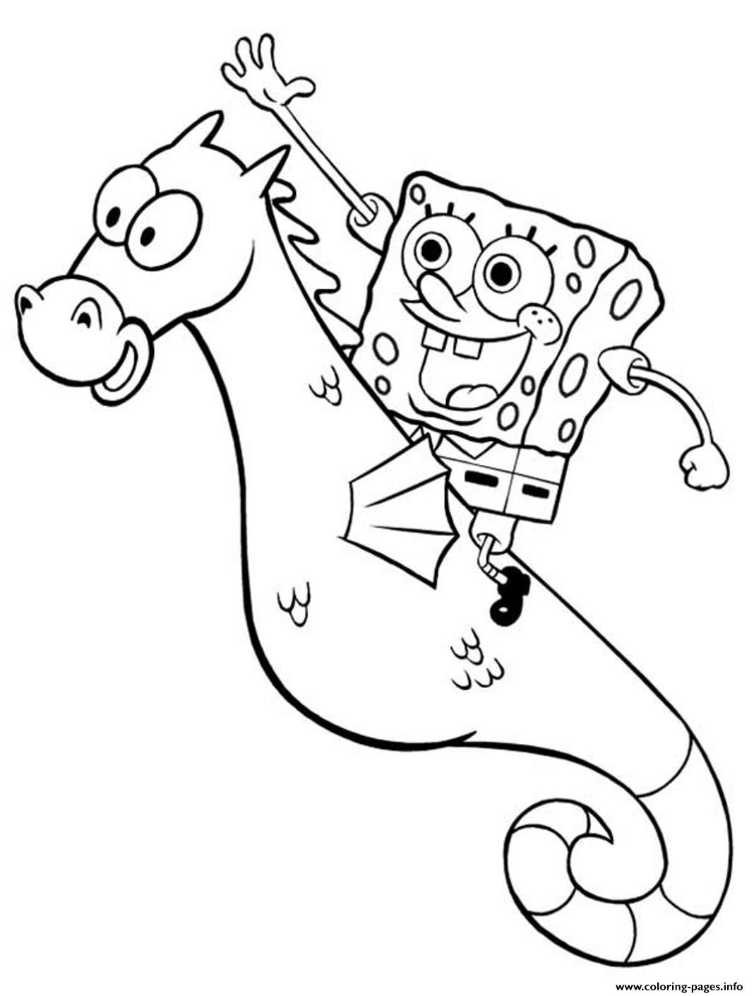 Sponge Bob Coloring Sheet 55