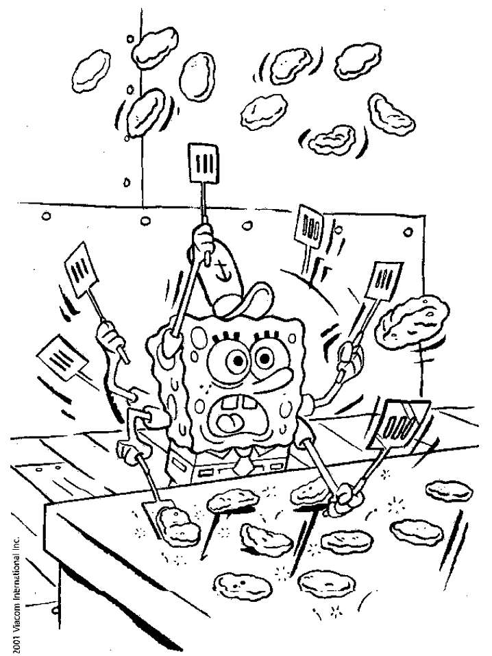 Sponge Bob Coloring Sheet 56