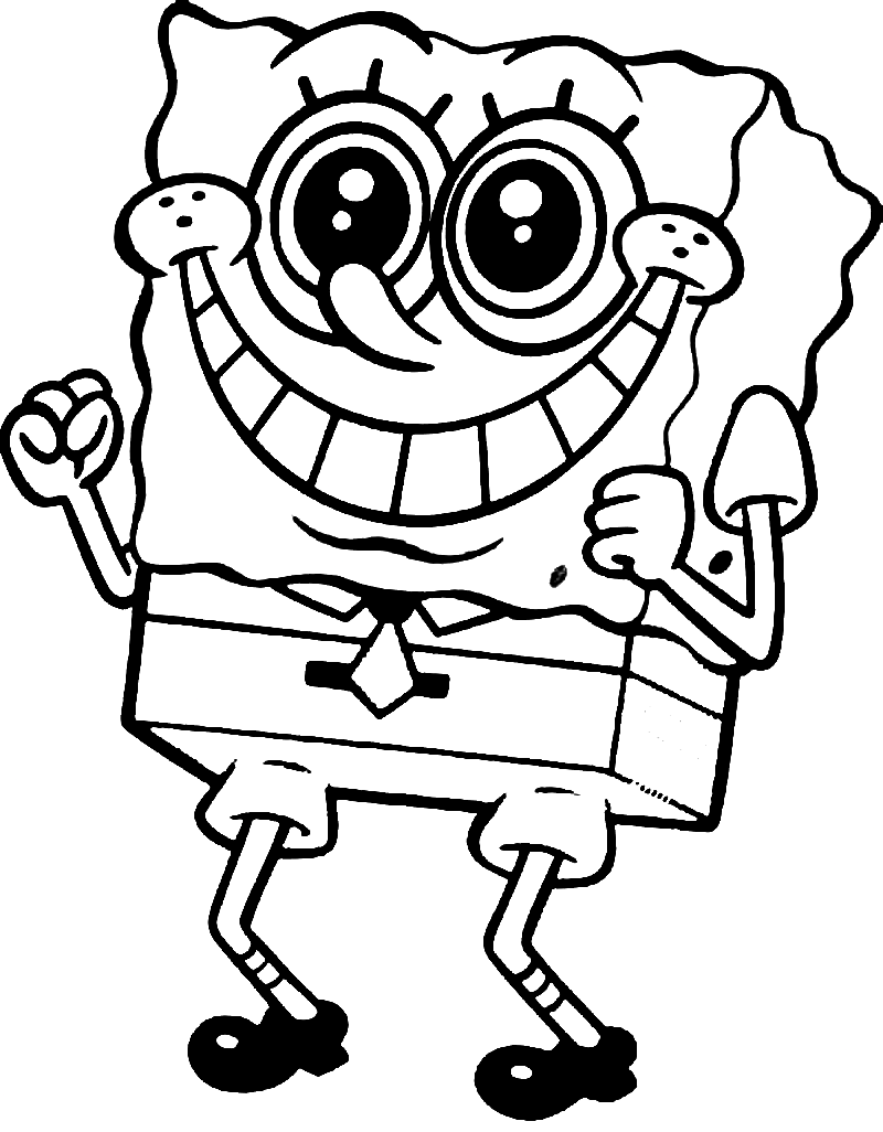 Sponge Bob Coloring Sheet 58