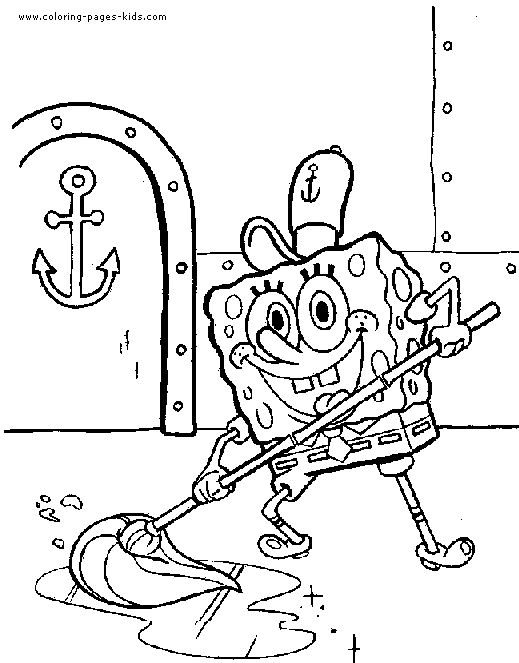 Sponge Bob Coloring Sheet 60