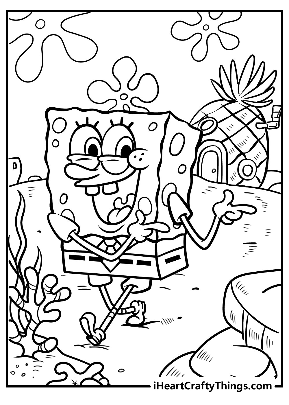 Sponge Bob Coloring Sheet 62